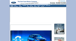 Desktop Screenshot of eastcoastmotorcompany.co.uk