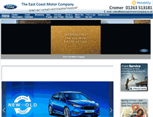 Tablet Screenshot of eastcoastmotorcompany.co.uk